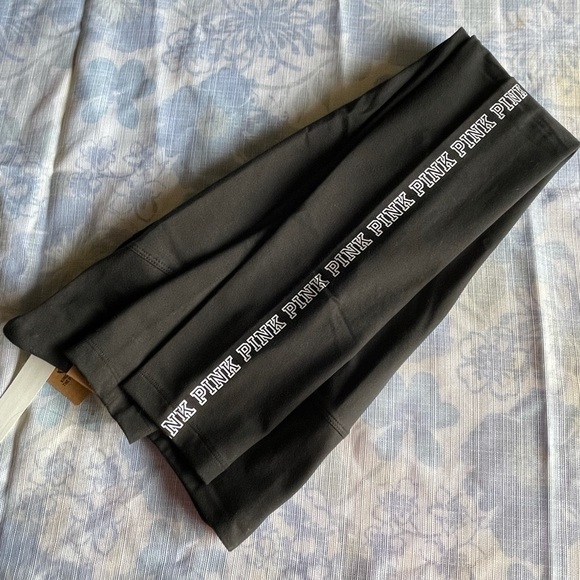 Pink black leggings - Picture 7 of 8